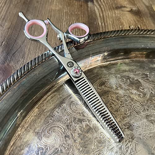 Sakura 6" Swivel Hair Thinning Shears (Swivel Thinning Shears / Pink)