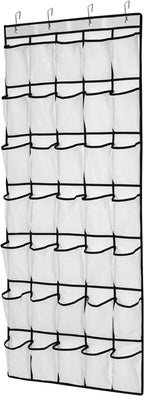 35Large Pockets Over The Door Shoe Organizer, Mesh Pockets Shoe Holder Rack by Unknown