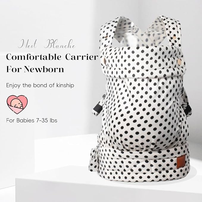 Baby Carrier for Newborn to Toddler, 7-35 lbs Weight Capacity, Ergonomic - Image 2