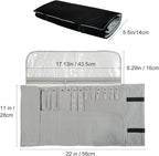 Velvet Travel Jewelry Case Roll Bag Organizer - Image 5