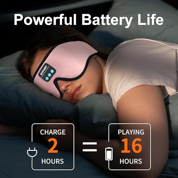 Bluetooth Sleep Mask Wireless Headphones 3D Bluetooth Eye Mask - Image 2