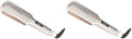 Remington Shine Therapy 2 inch Hair Straightener, Flat Iron Infused with Argan Oil & Keratin, Professional Ceramic Flat Iron for Less Frizz, Shiny & Smooth Hot Styling Tools (Pack of 2)