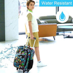 Kids Luggage for Boys Girls, Toddler Rolling Travel Carry on Suitcase - Image 2