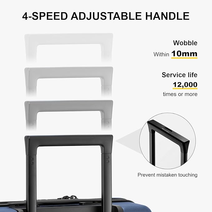 LEVEL8 Carry on Luggage Airline Approved, Small Carry on Suitcases - Image 7