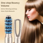 AIKO PRO 5-in-1 Hair Dryer Brush Set, 1200W, Lightweight, ALCI Safety, Tourmaline Technology, Champagne Gold (Champagne Gold)