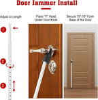 SECURITYMAN 2-in-1 Door Security Bar & Sliding Patio Door Security Bar via - Image 8