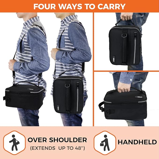 opux Insulated Lunch Box for Men Women Adult, Compact Lunch Bag for Kids Boy - Image 4
