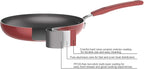 Amazon Basics Aluminum NS 12pc Red cookware set, 12 piece - Image 3