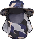 Sun Hats for Men Women Fishing Hat UPF 50+ Breathable Wide Brim Summer UV by Rosoz