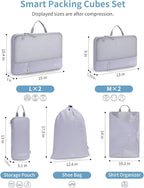 WANDF 7 Set Compression Packing Cubes - Image 3