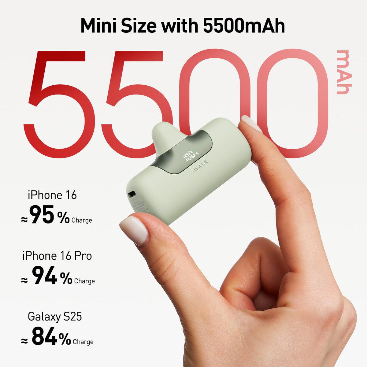 Portable Charger 5500mAh Next (Green)
