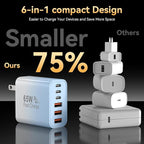 USB C Fast Charger Block, iPhone Charger Fast Charging Blocks 65W Multi Port - Image 5