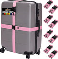 GORILLA GRIP Heavy Duty 8 Pack Adjustable Luggage Straps by GorillaGrip