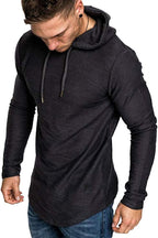 Lexiart Mens Fashion Athletic Hoodies Sport Sweatshirt Solid Color Fleece by Lexiart