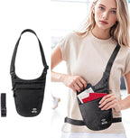 Crossbody Money Belt for Travel Women & Men Hidden, Travel Wallet Pouch - Image 9