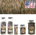 550 Paracord 100% Nylon (Mixed Camo / 200 Ft.)