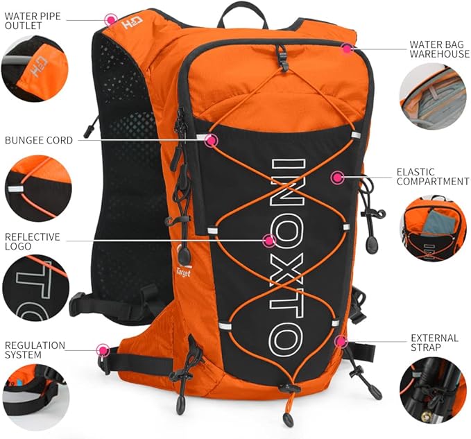 INOXTO Hydration Pack Backpack ，Water Backpack - Image 2