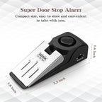 EMDMAK Door Stop Alarm with 120DB Siren Door Stop - Image 3