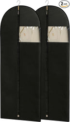 Dress Bags for Gowns, Dress Garment Bag, Uniforms（2 Packs） by Perber