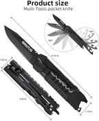 Multitool Knife 17 in 1Fire Starting Sticks, Bottle Opener, Saw Screwdrivers - Image 3
