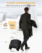 Rolling Laptop Bag, Rolling Briefcase - Image 3