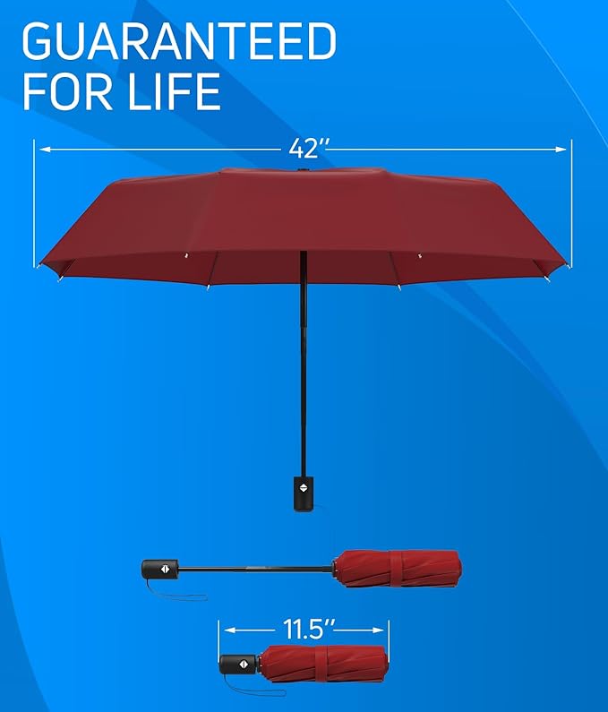 Rain-Mate Windproof Compact Umbrellas - Image 9