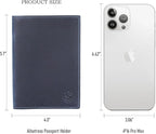 STAR VISTA Albatross Leather Travel Passport Holder, Minimalist Design - Image 3