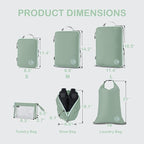 Cipway Compression Packing Cubes, Lightweight Travel Luggage Organizers - Image 4