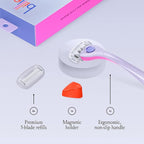 Billie Razors for Women Shave Kit – Women’s Razor + 4 x 5-Blade Razor Refills + - Image 4