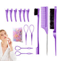 Hair Braiding Tools | Ergonomic Portable Lightweight Comb - Hair Styling Appliances | for Holiday Festival Salon Home Travel Wedding Bridal Spa Grooming Party Summer
