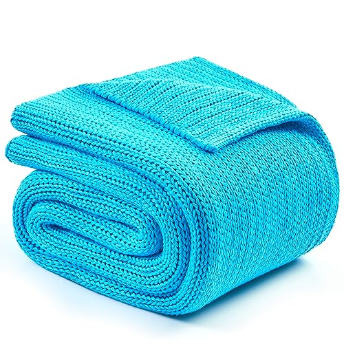 Knitted Weighted Blanket (32-jewel Blue / 48" x 72" | 20lbs)