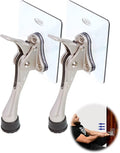 Door Stopper with Adhesive Bracket Stickers, No Drilling or Tools Needed by HASHI