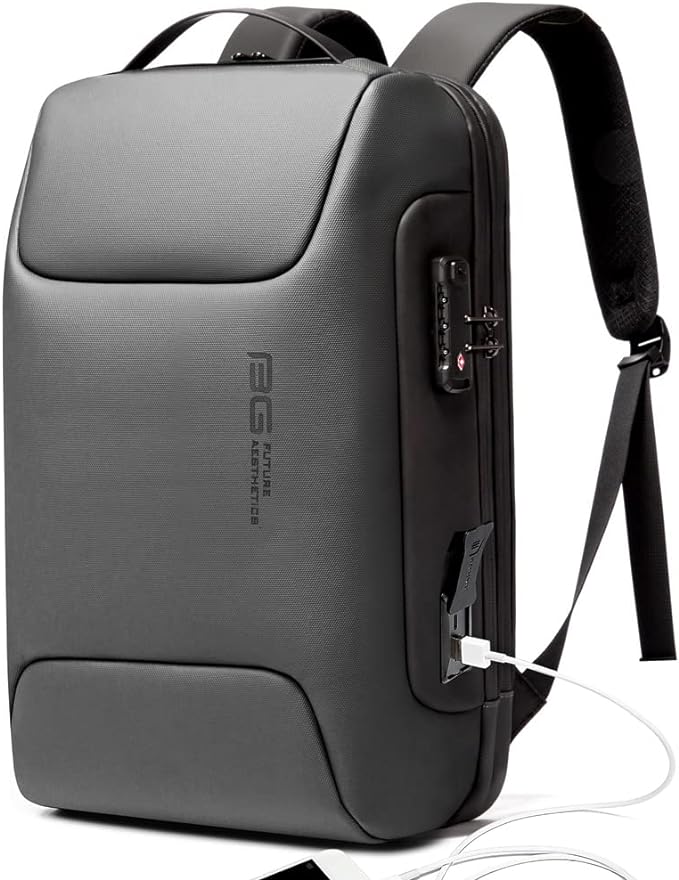 BANGE Anti Theft Backpack，Smart Business Laptop Fits 15.6 Inch Notebook by BANGE