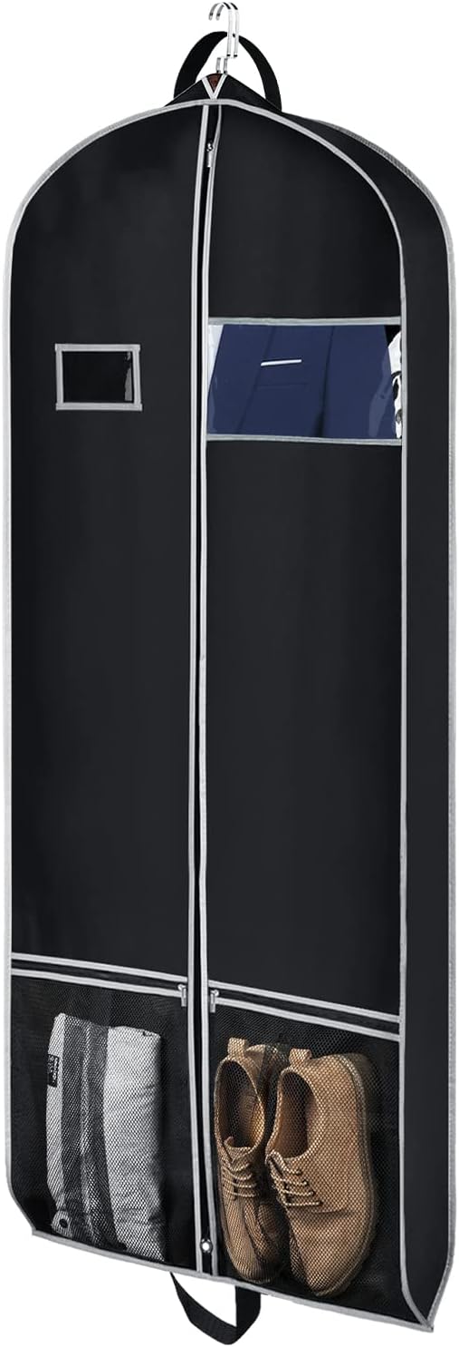 Zilink Long Dress Garment Bags for Travel 60" Dress Suit Cover for Storage by Zilink