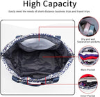 Large Capacity Foldable Travel Bag Expandable Portable Carry on Bag Dry&Wet - Image 4