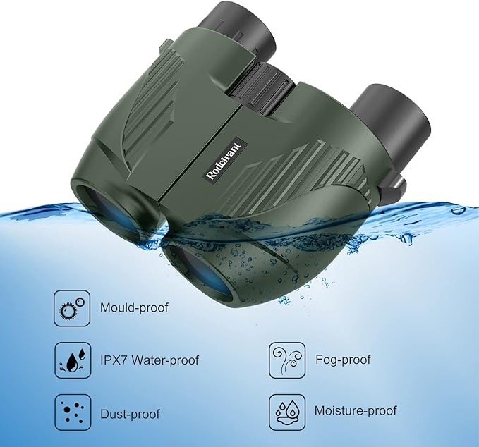 20X25 Compact Binoculars for Adults and Kids, Large Eyepiece Waterproof - Image 6