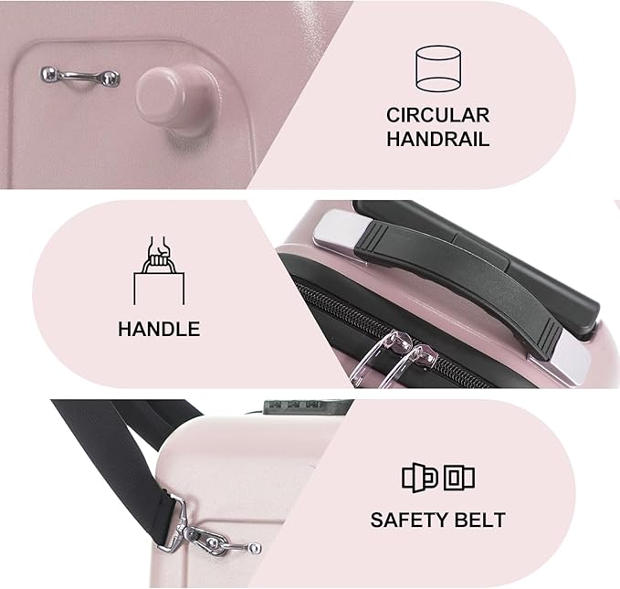 22 Inch Ride on Suitcase for Kids, Travel Luggage - Image 4