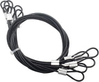 6 pcs 39 inch 3mm Thickness Stainless Steel Wire Cable by Bytiyar