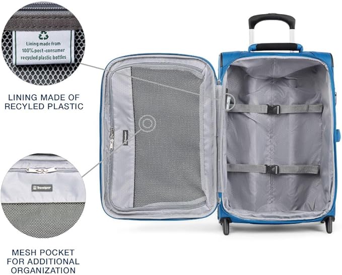 Travelpro Maxlite 5 Softside Expandable Upright 2 Wheel Carry on Luggage - Image 4