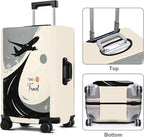 Travel Luggage Cover Washable Suitcase Protector Anti-Scratch, Stretchable Fit - Image 2