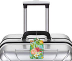 Set of 2 Luggage Tag for Suitcases Tie dye PU Leather Luggage Tag - Image 4