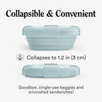 STOJO Collapsible Sandwich Box – 24oz, Reusable Food Storage Container - Image 2