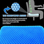 Gel Seat Cushion, Office Seat Cushion Chair Pads - Image 6