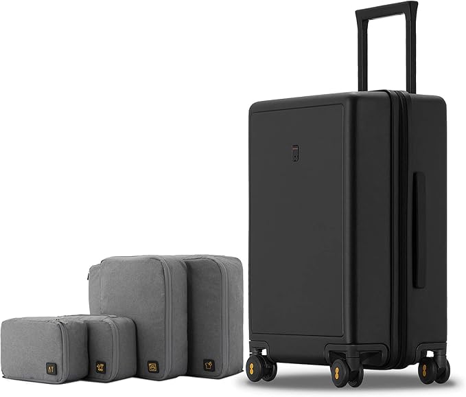 LEVEL8 Elegance Carry-on Suitcase, 20 Inch Carry on Luggage, Hardside Large by LEVEL8