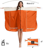 SaphiRose Unisex Rain Poncho Hooded Waterproof Raincoat - Image 6