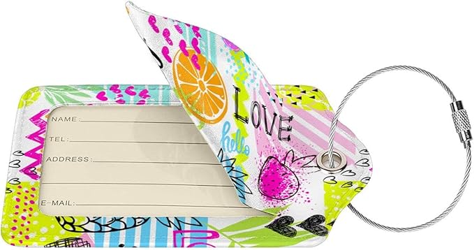 2 Pieces Funny Fruits Luggage Tags - Image 2
