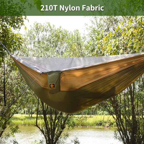 Camping Hammock (Green&khaki / Large)
