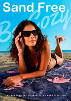 4 Pack Microfiber Lightweight Beach Towel Sand Free Quick Dry Absorbent Thin - Image 4