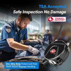Forge TSA Approved Luggage Locks Ultra-Secure Dimple TSA006 Key Travel Locks - Image 2