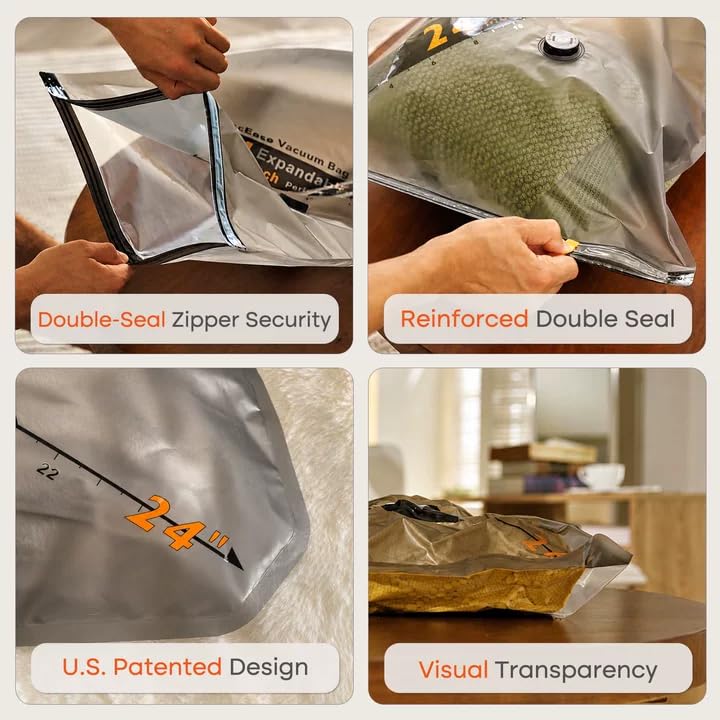 Rechargeable Wireless Pump Travel Storage Bags Set